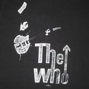 vintage THE WHO 1979 CONCERT T-Shirt tour 70s original