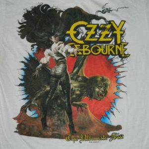 Vintage OZZY OSBOURNE 1986 ULTIMATE SIN TOUR T-Shirt 80s