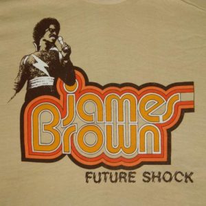 Vintage NOS 70S JAMES BROWN FUTURE SHOCK XL T-Shirt