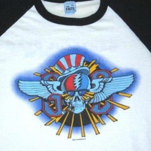 vintage GRATEFUL DEAD 1982 SUMMER TOUR JERSEY t-shirt 80s