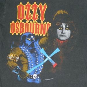 Vintage OZZY OSBOURNE 1982 Tour T-Shirt 80s Concert