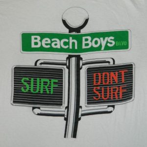 Vintage The BEACH BOYS 80S CATCH A WAVE T-Shirt xl surf