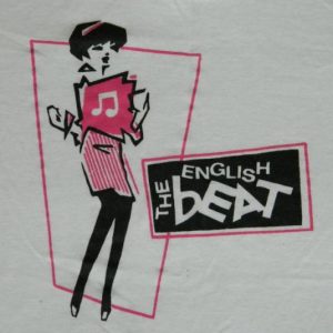 vintage THE ENGLISH BEAT 80s T-Shirt ska new wave tour