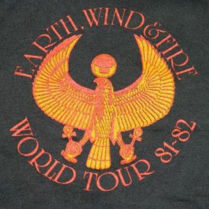 Vintage EARTH WIND & FIRE 81-82 TOUR T-Shirt