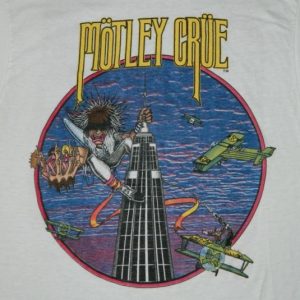 Vintage MOTLEY CRUE T-SHIRT FROM THE BAND! NEW YORK TOUR 80s