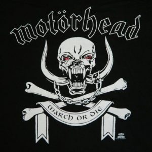 NOS MOTORHEAD 1992 MARCH OR DIE Vintage T-Shirt xl