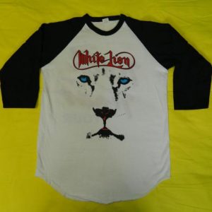 Vintgae WHITE LION 80S TOUR JERSEY T-Shirt ORIGINAL