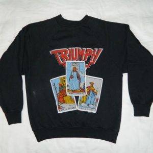 Vintage TRIUMPH 1986 TOUR SWEATSHIRT 80S Original t-shirt