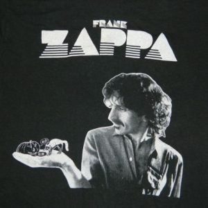 Vintage 1980 FRANK ZAPPA TOUR T-Shirt concert