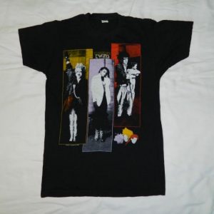 VTG THOMPSON TWINS TOUR OF FUTURE DAYS 1985 TOUR T-Shirt 80s