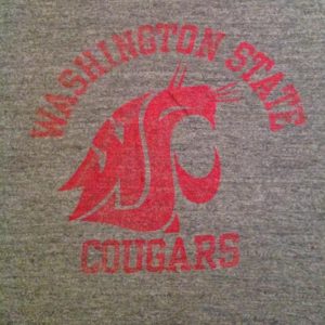 Vintage WASHINGTON STATE UNNIVERSITY C0UGARS 80s T-Shirt wsu