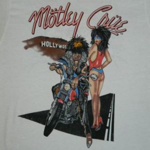 UBER RARE! MOTLEY CRUE vintage 1987 t-shirt 80s tour concert