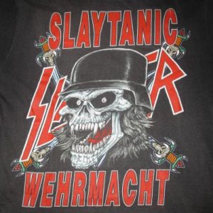 1988 SLAYER WORLD SACRIFICE VINTAGE T-SHIRT AUSTRALIA