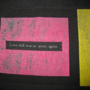 1995 JOY DIVISION LOVE WILL TEAR US APART VINTAGE T-SHIRT