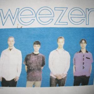 WEEZER BLUE ALBUM VINTAGE T-SHIRT