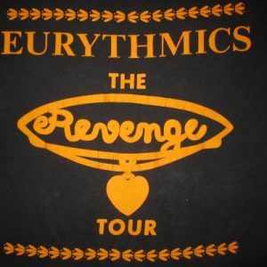 1987 EURYTHMICS REVENGE JAPAN TOUR VINTAGE T-SHIRT