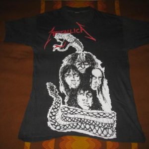 90s METALLICA CLIFF 'EM ALL VINTAGE T-SHIRT