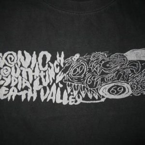 1991 SONIC YOUTH DEATH VALLEY 69 VINTAGE T-SHIRT LYDIA LUNCH