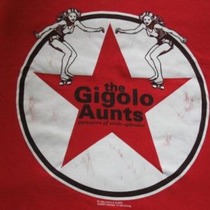 1994 GIGOLO AUNTS SONIC SPLENDORS VINTAGE T-SHIRT