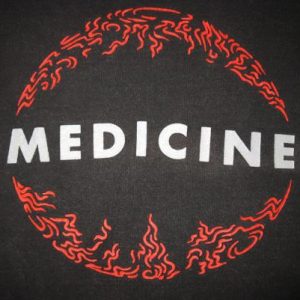 1992 MEDICINE SHOT FORTH SELF LIVING VINTAGE TSHIRT SHOEGAZE