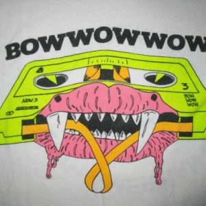 1983 BOW WOW WOW WHEN THE GOING GETS TOUGH VINTAGE T-SHIRT