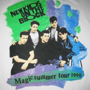 1990 NEW KIDS ON THE BLOCK VINTAGE T-SHIRT NKOTB