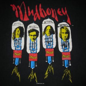 1992 MUDHONEY PIECE OF CAKE VINTAGE T-SHIRT GRUNGE SEATTLE