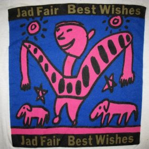 1985 JAD FAIR BEST WISHES VINTAGE T-SHIRT HALF JAPANESE