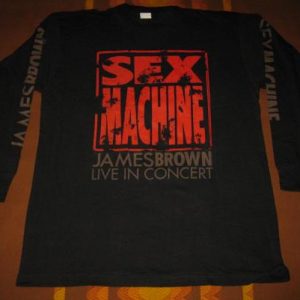 1992 JAMES BROWN SEX MACHINE VINTAGE T-SHIRT SOUL RNB FUNK