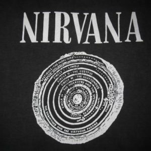 1989 NIRVANA VESTIBULE SUB POP VINTAGE T-SHIRT