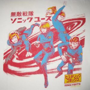 1992 SONIC YOUTH COMIC SPACEMAN VINTAGE T-SHIRT AUSTRALIA