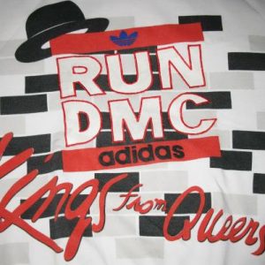 80s RUN DMC KINGS FROM QUEENS VINTAGE SWEATSHIRT HIP HOP