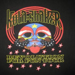 1998 KULA SHAKER REVOLUTION FOR FUN TOUR VINTAGE T-SHIRT