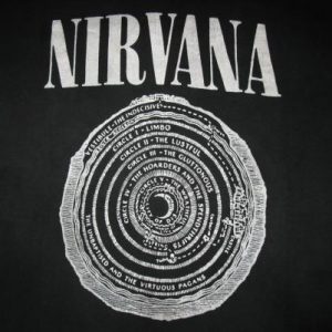 1992 NIRVANA VESTIBULE VINTAGE T-SHIRT SEATTLE