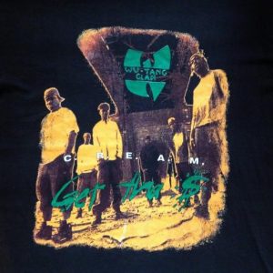 1994 WU-TANG CLAN C.R.E.A.M. VINTAGE T-SHIRT HIP HOP