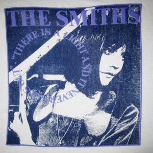 1992 THE SMITHS THERE'S A LIGHT VINTAGE T-SHIRT MORRISSEY