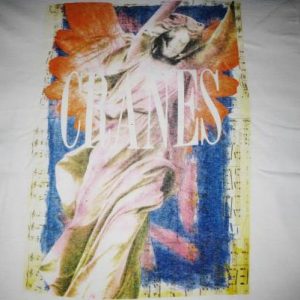 1991 CRANES WINGS OF JOY VINTAGE T-SHIRT SHOEGAZE GOTH