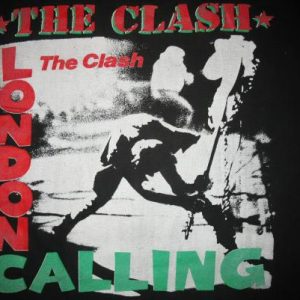 80s THE CLASH LONDON CALLING SANDINISTA VINTAGE T-SHIRT