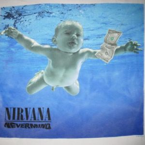 1992 NIRVANA NEVERMIND VINTAGE T-SHIRT KURT COBAIN SEATTLE