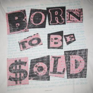 1989 TRANSVISION VAMP BORN TO BE SOLD VINTAGE T-SHIRT