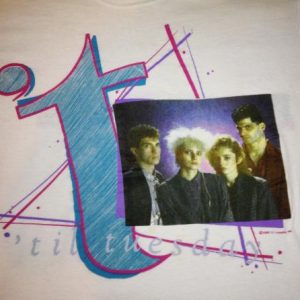 1985 TIL TUESDAY VOICES CARRY VINTAGE T-SHIRT NEW WAVE