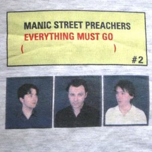 1996 MANIC STREET PREACHERS EVERYTHING MUST GO TOUR VINTAGE