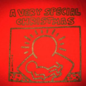 1987 KEITH HARING CHRISTMAS VINTAGE LONG SLEEVE T-SHIRT