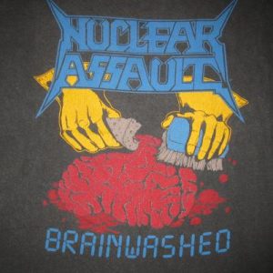 1988 NUCLEAR ASSAULT BRAINWASHED VINTAGE T-SHIRT