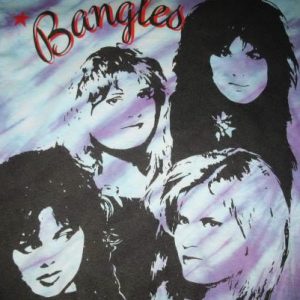 80s THE BANGLES VINTAGE TIE DYE T-SHIRT SUSANNA HOFFS