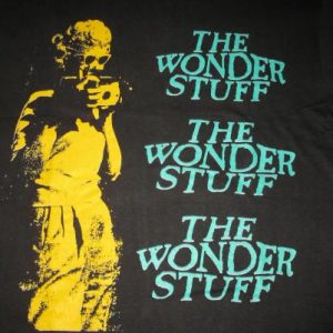 1991 THE WONDER STUFF LOVIN THE WORLD 91 VINTAGE T-SHIRT