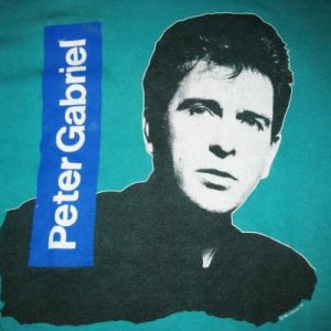 1986 PETER GABRIEL SO VINTAGE T-SHIRT GENESIS