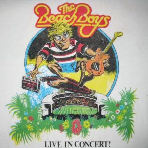 THE BEACH BOYS CONCERT 1986 VINTAGE T-SHIRT