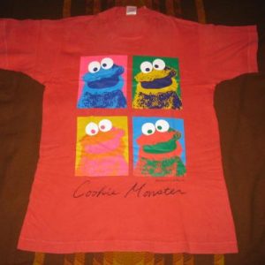 90s COOKIE MONSTER WARHOL-ESQUE VINTAGE T-SHIRT