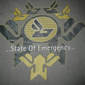 1997 BJORK JOGA STATE OF EMERGENCY VINTAGE T-SHIRT